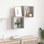 Estantes cubo de pared 2 unidades gris sonoma 30x15x30 cm de , Estantes y estanterías - Ref: Foro24-815882, Precio: 24,20 €, ...