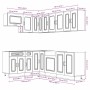 Mueble cocina Lucca roble sonoma 11 pzas madera contrachapada de , Armarios de cocina - Ref: Foro24-3314924, Precio: 726,57 €...