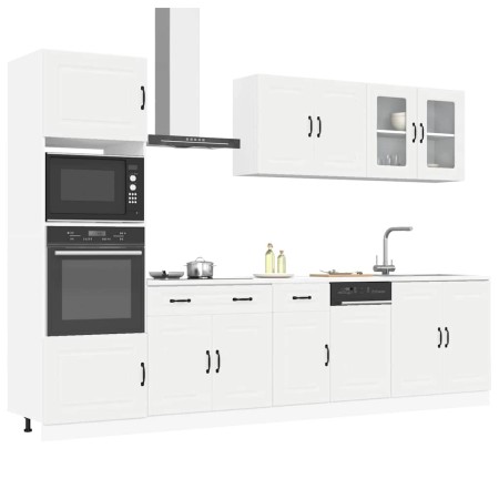 Mueble de cocina Kalmar blanco 7 piezas madera contrachapada de , Armarios de cocina - Ref: Foro24-3314731, Precio: 666,04 €,...