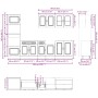 Mueble de cocina Kalmar blanco 7 piezas madera contrachapada de , Armarios de cocina - Ref: Foro24-3314731, Precio: 666,04 €,...