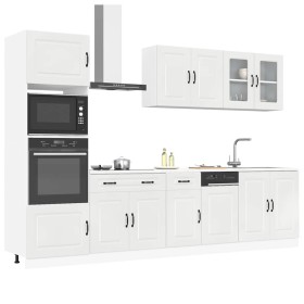 Mueble cocina Kalmar blanco de alto brillo 7 pzas de , Armarios de cocina - Ref: Foro24-3314733, Precio: 706,93 €, Descuento: %