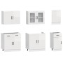 Mueble cocina Kalmar blanco de alto brillo 7 pzas de , Armarios de cocina - Ref: Foro24-3314733, Precio: 706,93 €, Descuento: %