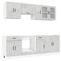 Mueble cocina Kalmar gris hormigón 8 pzas madera contrachapada de , Armarios de cocina - Ref: Foro24-3314835, Precio: 541,08 ...