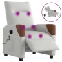 Sillón reclinable de masaje eléctrico tela gris nube de , Sillones - Ref: Foro24-3323997, Precio: 252,42 €, Descuento: %