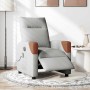 Sillón reclinable de masaje eléctrico tela gris nube de , Sillones - Ref: Foro24-3323997, Precio: 252,42 €, Descuento: %