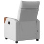 Sillón reclinable de masaje eléctrico tela gris nube de , Sillones - Ref: Foro24-3323997, Precio: 252,42 €, Descuento: %