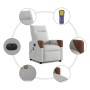 Sillón reclinable de masaje eléctrico tela gris nube de , Sillones - Ref: Foro24-3323997, Precio: 252,42 €, Descuento: %