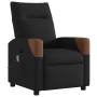 Sillón reclinable de masaje eléctrico tela negro de , Sillones - Ref: Foro24-3324000, Precio: 253,41 €, Descuento: %