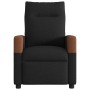 Sillón reclinable de masaje eléctrico tela negro de , Sillones - Ref: Foro24-3324000, Precio: 253,41 €, Descuento: %