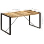 Mesa de comedor de madera maciza de mango 160x80x75 cm en Mesas de comedor | Comprar online en Foru.es
