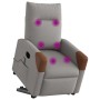 Sillón de masaje eléctrico reclinable elevable tela taupé de , Sillones - Ref: Foro24-3324035, Precio: 329,94 €, Descuento: %