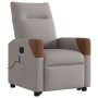 Sillón de masaje eléctrico reclinable elevable tela taupé de , Sillones - Ref: Foro24-3324035, Precio: 329,94 €, Descuento: %