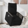Sillón reclinable elevable tela negro de , Sillones - Ref: Foro24-3324054, Precio: 256,92 €, Descuento: %