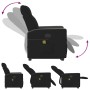 Sillón reclinable de masaje elevable tela negro de , Sillones - Ref: Foro24-3324061, Precio: 270,98 €, Descuento: %