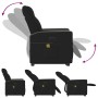 Sillón de masaje eléctrico reclinable elevable tela negro de , Sillones - Ref: Foro24-3324075, Precio: 318,82 €, Descuento: %