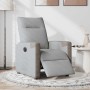 Sillón reclinable eléctrico tela gris claro de , Sillones - Ref: Foro24-3324080, Precio: 234,62 €, Descuento: %