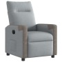 Sillón reclinable eléctrico tela gris claro de , Sillones - Ref: Foro24-3324080, Precio: 234,62 €, Descuento: %