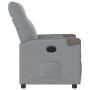 Sillón reclinable eléctrico tela gris claro de , Sillones - Ref: Foro24-3324080, Precio: 234,62 €, Descuento: %