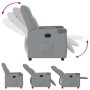 Sillón reclinable eléctrico tela gris claro de , Sillones - Ref: Foro24-3324080, Precio: 234,62 €, Descuento: %