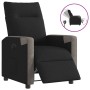 Sillón reclinable eléctrico de tela negro de , Sillones - Ref: Foro24-3324082, Precio: 232,36 €, Descuento: %