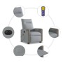 Sillón de masaje eléctrico reclinable elevable tela gris claro de , Sillones - Ref: Foro24-3324105, Precio: 316,48 €, Descuen...