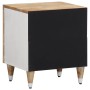 Mesita de noche de madera maciza de mango 40x33,5x46 cm de , Mesitas de noche - Ref: Foro24-4018660, Precio: 54,24 €, Descuen...