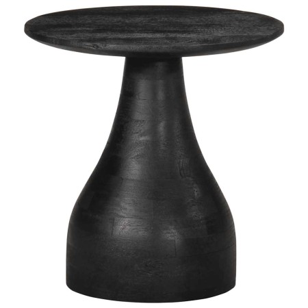 Mesa auxiliar madera maciza de mango negra Ø40x40 cm de , Mesas auxiliares - Ref: Foro24-4017533, Precio: 116,93 €, Descuento: %