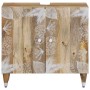 Armario de lavabo para baño madera maciza de mango 62x33x58 cm de , Muebles de baño - Ref: Foro24-4018683, Precio: 118,43 €, ...