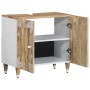 Armario de lavabo para baño madera maciza de mango 62x33x58 cm de , Muebles de baño - Ref: Foro24-4018683, Precio: 118,43 €, ...