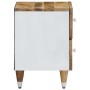 Mesita de noche de madera maciza de mango 40x33,5x46 cm de , Mesitas de noche - Ref: Foro24-4018662, Precio: 63,31 €, Descuen...
