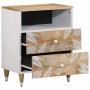 Mesita de noche madera maciza de mango 50x33x60 cm de , Mesitas de noche - Ref: Foro24-4018674, Precio: 67,37 €, Descuento: %