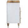 Mesita de noche madera maciza de mango 50x33x60 cm de , Mesitas de noche - Ref: Foro24-4018674, Precio: 67,37 €, Descuento: %