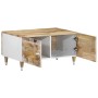 Mesa de centro de madera maciza de mango 80x50x40 cm de , Mesas de centro - Ref: Foro24-4018669, Precio: 101,12 €, Descuento: %