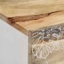 Mesa de centro de madera maciza de mango 80x50x40 cm de , Mesas de centro - Ref: Foro24-4018669, Precio: 101,12 €, Descuento: %