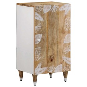 Aparador de madera maciza de mango 40x33,5x75 cm de , Almacenamiento para CD y DVD - Ref: Foro24-4018688, Precio: 78,59 €, De...