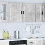 Armarios pared para cocina 2 uds Porto gris hormigón de , Armarios de cocina - Ref: Foro24-854046, Precio: 102,40 €, Descuent...