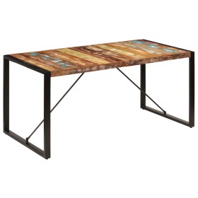 Mesa de comedor de madera maciza reciclada 160x80x75 cm en Mesas de comedor | Comprar online en Foru.es