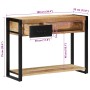 Mesa consola madera maciza mango 100x35x75 cm de , Mesas consola - Ref: Foro24-4015929, Precio: 173,88 €, Descuento: %