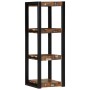 Estantería pared multicolor 35x35x100cm madera maciza reciclada de , Estantes y estanterías - Ref: Foro24-4015936, Precio: 11...