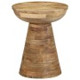 Mesa auxiliar madera maciza de mango Ø37x45 cm de , Mesas auxiliares - Ref: Foro24-4017538, Precio: 125,57 €, Descuento: %