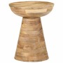 Mesa auxiliar madera maciza de mango Ø37x45 cm de , Mesas auxiliares - Ref: Foro24-4017538, Precio: 125,57 €, Descuento: %
