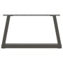 Patas para mesa comedor forma V 2 uds antracita 50x(30-31,3) cm de , Patas para mesas - Ref: Foro24-4012530, Precio: 57,83 €,...