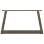 Patas para mesa de comedor en forma de V 2 uds acero natural de , Patas para mesas - Ref: Foro24-4012539, Precio: 67,65 €, De...