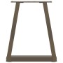 Patas para mesa de comedor forma de V 2 uds acero natural acero de , Patas para mesas - Ref: Foro24-4012547, Precio: 61,33 €,...