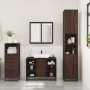 Set de muebles baño 3 pzas madera contrachapada roble marrón de , Muebles de baño - Ref: Foro24-3301034, Precio: 234,98 €, De...