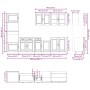 Mueble cocina Kalmar madera vieja 7 pzas madera contrachapada de , Armarios de cocina - Ref: Foro24-3314759, Precio: 692,10 €...