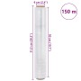 Film estirable 6 unidades transparente 17 μm 50 cm x 150 m de , Materiales de embalaje - Ref: Foro24-4104852, Precio: 54,01 €...