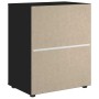 Aparador VISNES negro 60x40x73 cm madera de ingeniería de , Cajoneras - Ref: Foro24-4108285, Precio: 116,45 €, Descuento: %