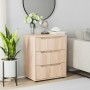 Aparador VISNES roble sonoma 60x40x73 cm madera de ingeniería de , Cajoneras - Ref: Foro24-4108287, Precio: 116,45 €, Descuen...