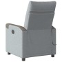Sillón reclinable de masaje de tela gris claro de , Sillones - Ref: Foro24-4104844, Precio: 205,55 €, Descuento: %